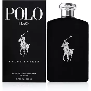 Ralph Lauren Polo Black For Men EDT Spray 6.7oz 200мл