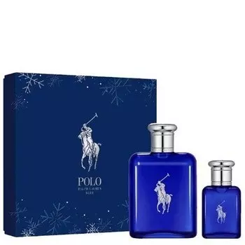 Ralph Lauren Polo Blue 125 мл EDT спрей + 40 мл EDT спрей Совершенно новый подарочный набор
