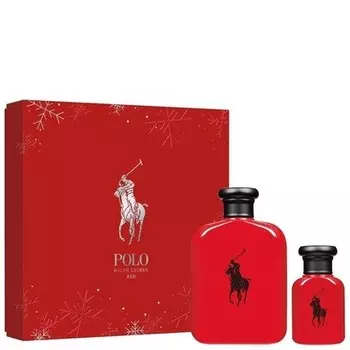 Ralph Lauren Polo Red 125 мл EDT спрей + 40 мл EDT спрей Совершенно новый подарочный набор