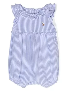 Ralph Lauren полосатое боди Polo Pony, синий