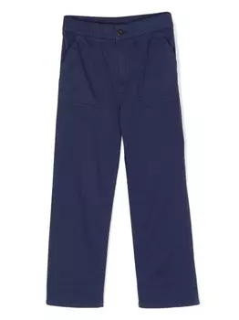 Ralph Lauren прямые брюки с карманами, синий