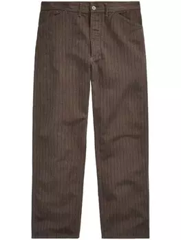 Ralph Lauren прямые брюки в полоску, черный