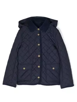 Ralph Lauren пуховик с капюшоном и логотипом Polo Pony, синий
