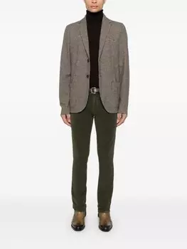 Ralph Lauren Purple Label фетровые брюки, зеленый