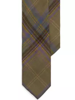 Ralph Lauren Purple Label галстук в клетку, зеленый