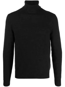 Ralph Lauren Purple Label кашемировый джемпер с высоким воротником, серый