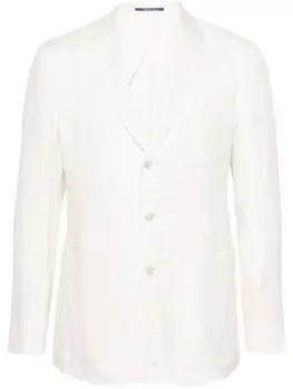 Ralph Lauren Purple Label однобортный пиджак, нейтральный цвет