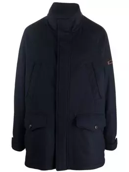 Ralph Lauren Purple Label парка из смесовой шерсти, синий