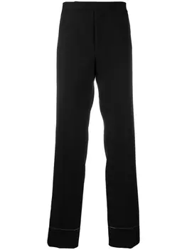 Ralph Lauren Purple Label прямые брюки, черный