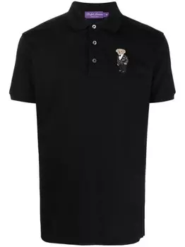 Ralph Lauren Purple Label рубашка поло Polo Bear, черный