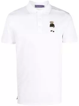 Ralph Lauren Purple Label рубашка поло Polo Bear, белый