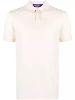 Ralph Lauren Purple Label рубашка поло с короткими рукавами, белый