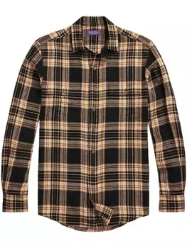 Ralph Lauren Purple Label рубашка с карманами, нейтральный цвет