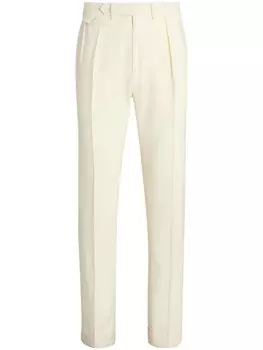 Ralph Lauren Purple Label шерстяные брюки, нейтральный