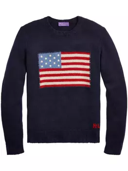 Ralph Lauren Purple Label свитер Flag, синий