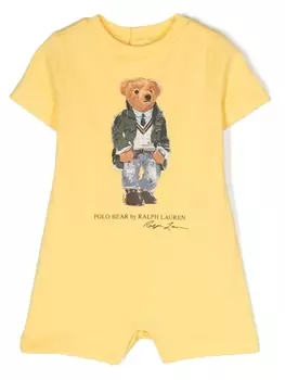 Ralph Lauren ромпер Polo Bear, желтый