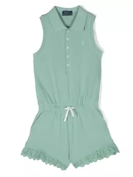 Ralph Lauren ромпер Polo Pony, зеленый