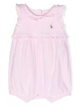 Ralph Lauren ромпер с вышивкой Polo Pony, синий