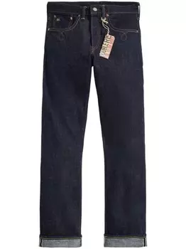 Ralph Lauren RRL джинсы с нашивкой-логотипом, синий