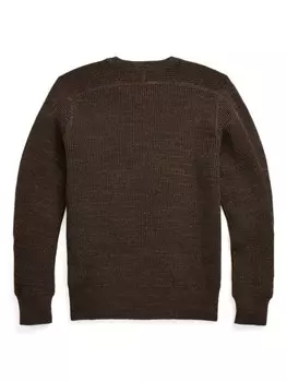 Ralph Lauren RRL фактурный джемпер, зеленый