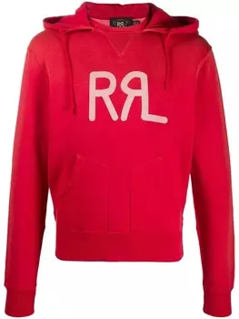 Ralph Lauren RRL худи с кулиской и логотипом, красный