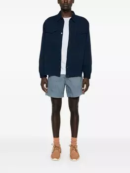 Ralph Lauren RRL шорты-бермуды с узором в елочку, синий