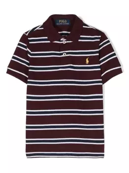 Ralph Lauren рубашка поло Polo Pony в полоску, красный