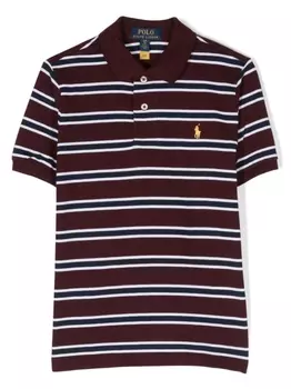 Ralph Lauren рубашка поло Polo Pony в полоску, красный