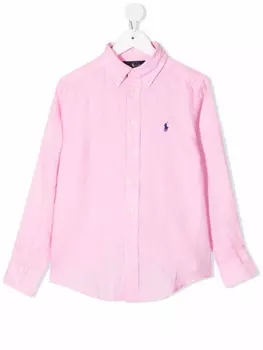 Ralph Lauren рубашка Polo Pony на пуговицах, розовый