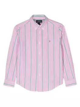 Ralph Lauren рубашка Polo Pony в полоску, розовый