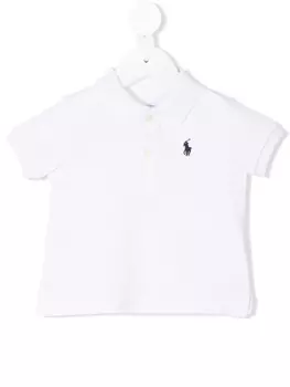 Ralph Lauren рубашка-поло с короткими рукавами, белый