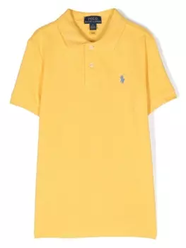 Ralph Lauren рубашка поло с логотипом Polo Pony, желтый