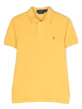 Ralph Lauren рубашка поло с логотипом Polo Pony, желтый