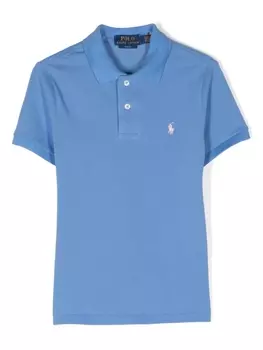 Ralph Lauren рубашка поло с логотипом Polo Pony, синий