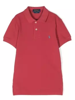 Ralph Lauren рубашка поло с вышитым логотипом, красный