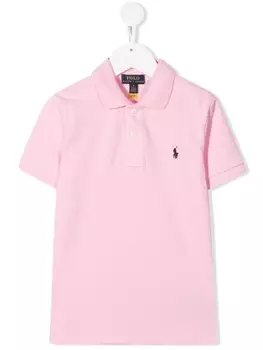 Ralph Lauren рубашка поло с вышитым логотипом, розовый