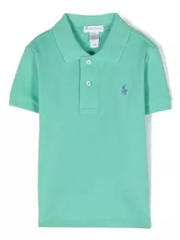 Ralph Lauren рубашка поло с вышитым логотипом, зеленый