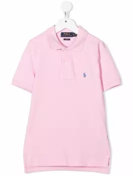 Ralph Lauren рубашка поло с вышитым логотипом, розовый