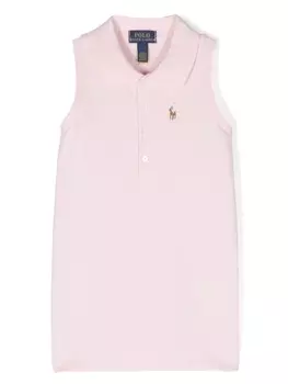Ralph Lauren рубашка поло с вышивкой Polo Pony, розовый