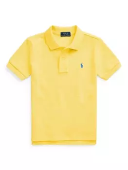 Ralph Lauren рубашка поло с вышивкой Polo Pony, желтый