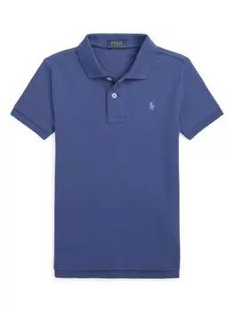 Ralph Lauren рубашка поло с вышивкой Polo Pony, синий