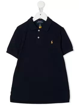 Ralph Lauren рубашка поло с вышивкой Polo Pony, синий