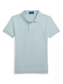 Ralph Lauren рубашка поло с вышивкой Polo Pony, синий