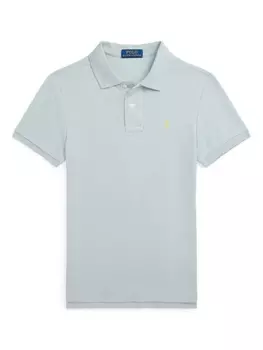 Ralph Lauren рубашка поло с вышивкой Polo Pony, синий