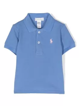 Ralph Lauren рубашка поло с вышивкой Polo Pony, синий