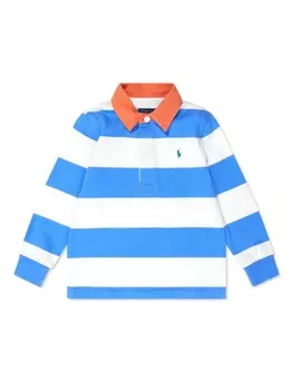 Ralph Lauren рубашка поло в полоску, синий