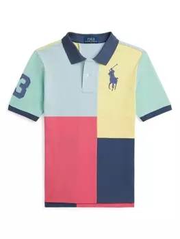 Ralph Lauren рубашка поло в стиле колор-блок, красный