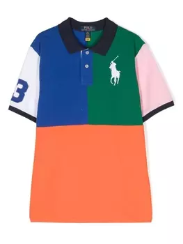 Ralph Lauren рубашка поло в стиле колор-блок, синий