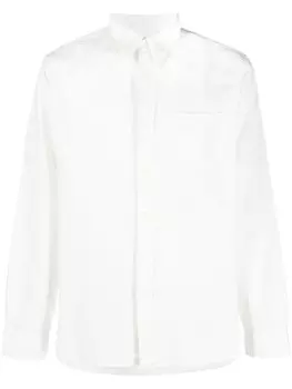 Ralph Lauren рубашка Railman с карманом, белый