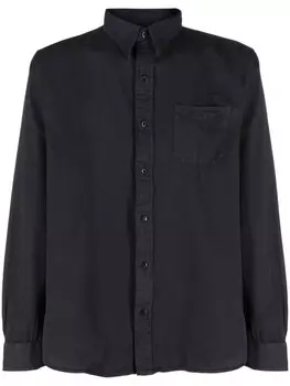 Ralph Lauren рубашка Railman с карманом, черный